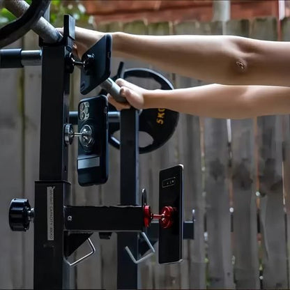 Dual Magnetic Smartphone Mount & Holder for Gym